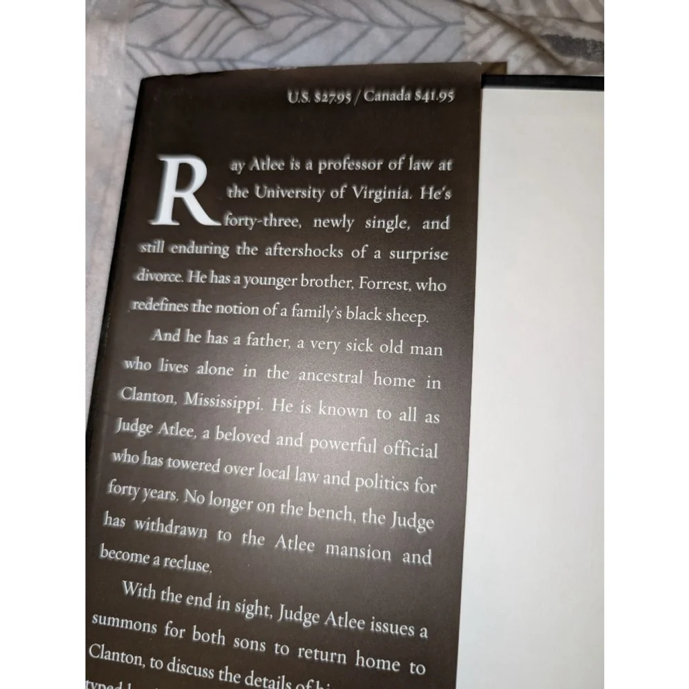 John Grisham The Summons Hardcover Book